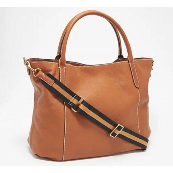 G.I.L.I. Rustic Leather Medium Roma Tote natural color - Picture 11 of 12